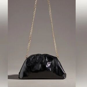 Anthropologie Frankie Black Mini Clutch